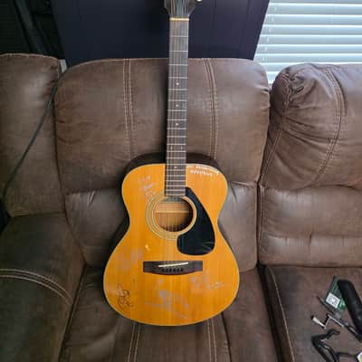 Yamaha FG-110 Grand Concert- signed by gin blossoms in 2017 image 9