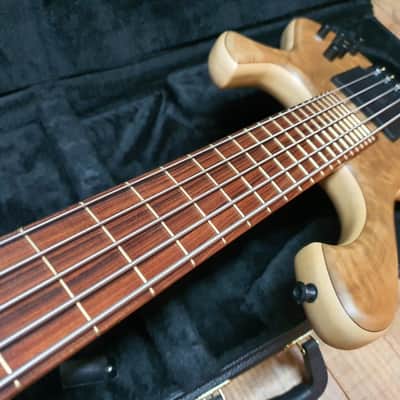2018 Skjold Slayer 5 Exotic Stage Series 5String Bass Select Premium Myrtle Top image 14