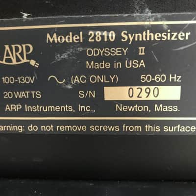 ARP Odyssey MkII 2810 w/4035 filter, CV/Gate image 5