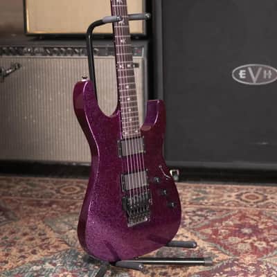 ESP LTD KH-602 Kirk Hammett Signature Electric Guitar - Purple Sparkle with Hardshell Case - Used image 13