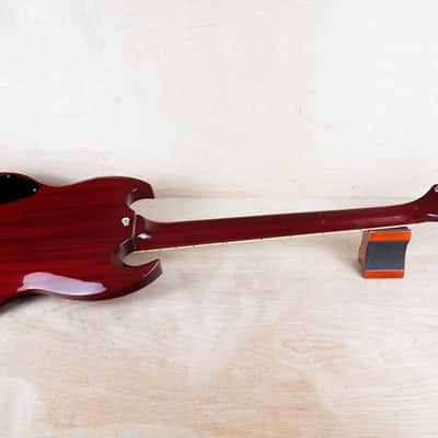 Burny RSG-65 '63 Model MIJ 1990 Cherry VH-1 PUs Japan SG w/ Bag image 10