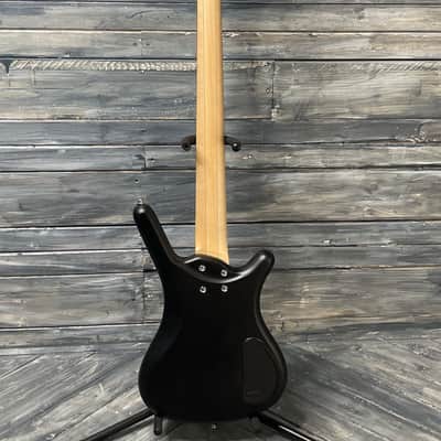 Warwick Left Handed RockBass Corvette Basic 5-String Electric Bass Nirvana Black Transparent Satin image 6