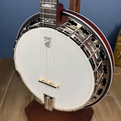 Custom Deering Sierra Maple 5-String Banjo Dark Eagle II Stain image 8