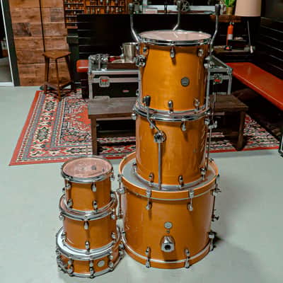 Mapex Meridian Maple 6pc Drum Set Complete with Hardware - Gloss Lacquer Natural image 10