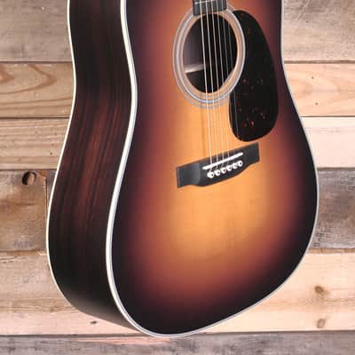 Martin D-28 Satin 1935 Burst Acoustic Guitar Satin 1935 Sunburst w/ Case image 2