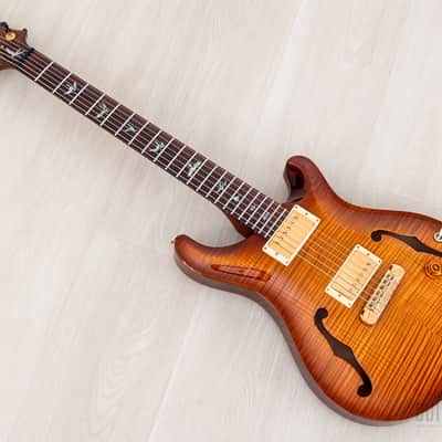 2004 Paul Reed Smith Hollowbody II Piezo Artist Package Violin Amber Burst w/ Case, Tags image 12