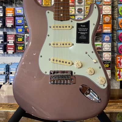 Fender Vintera '60s Stratocaster Modified with Pau Ferro Fretboard - Burgundy Mist Metallic image 2