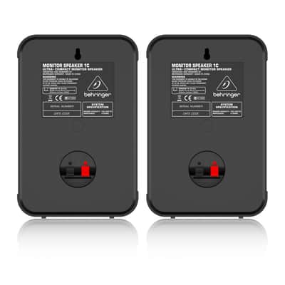 Behringer 1C-BK Ultra-Compact, 100-Watt, 5-Inch Install Monitor Speakers (Black) - B-Stock image 2