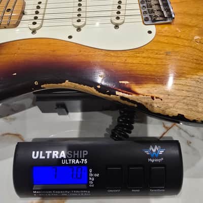Fender Masterbuilt 58 Stratocaster (Dennis Galuszka), Abby Ybarra Pickups, 2 tone Sunburst Relic image 12