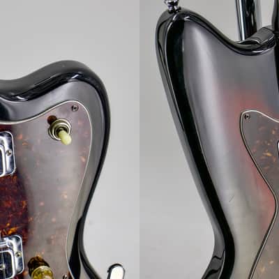Used AS/IS Silvertone 1478 Reissue Red Silver Flake Burst Electric Guitar image 8