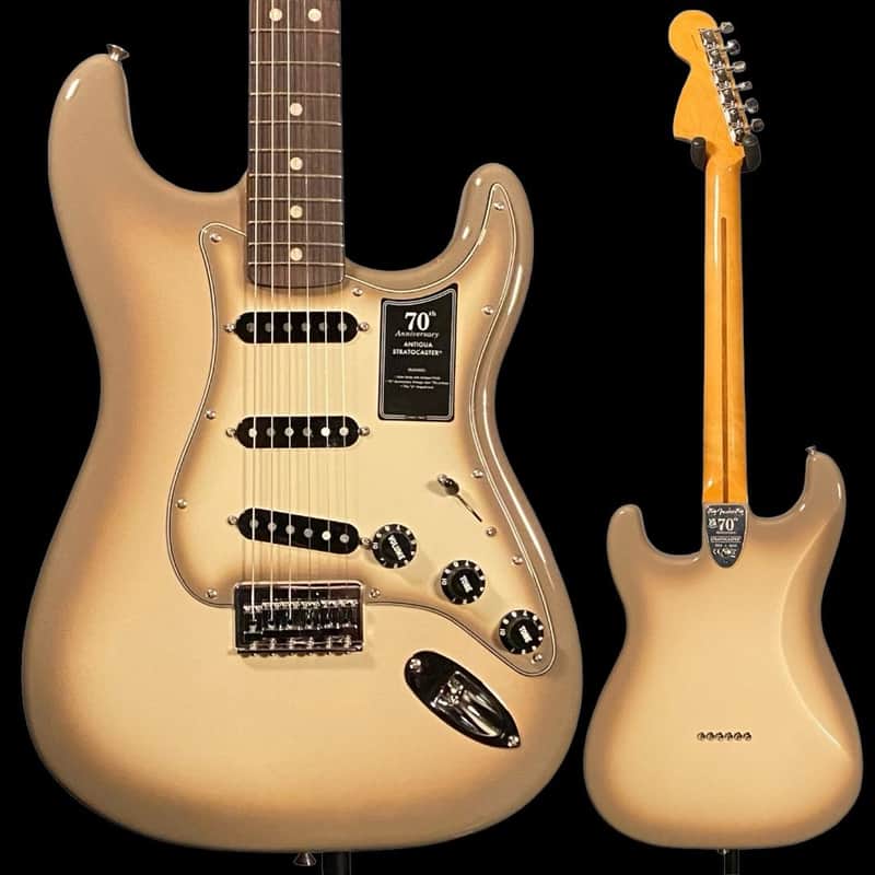 Fender 70th Anniversary Vintera II Antigua Stratocaster Electric Guitar - Antigua image 1