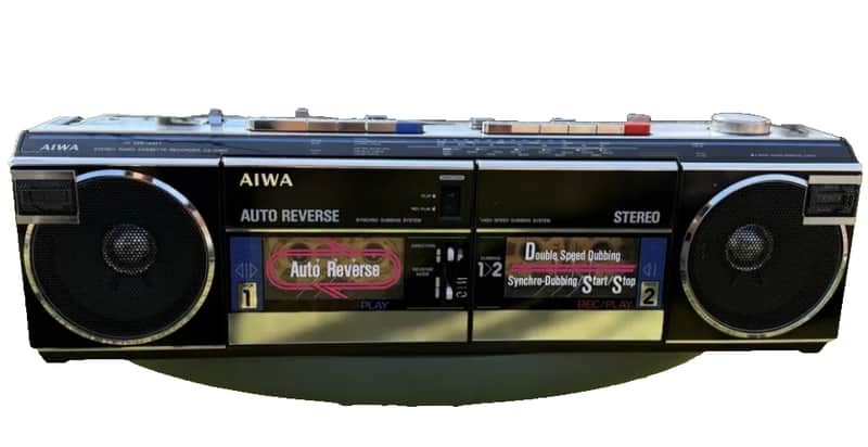 Aiwa CS-W660 Rare Vintage Cassette Deck Boombox Retro Japan Serviced Warranty image 1