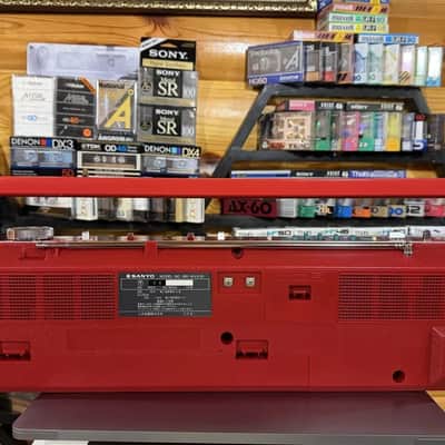 Sanyo MR-WV2(R) Rare Vintage Cassette Boombox Getto blaster Serviced Warranty image 5