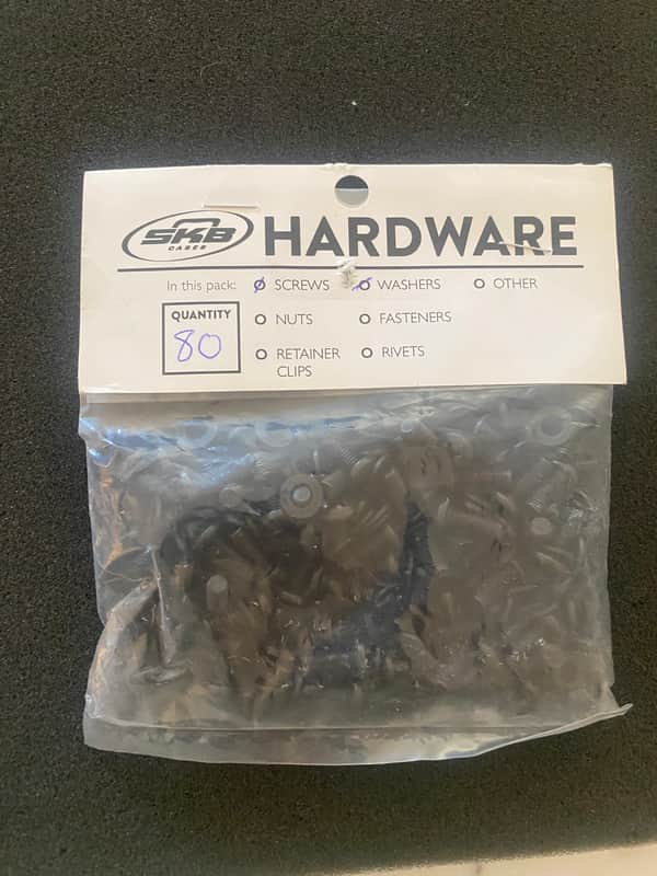 SKB Rack RS Screws and Washers 80 Pack 2025 - Black image 1
