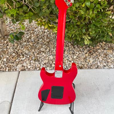 Vintage Memphis A2RT Guitar 80s - Red image 14