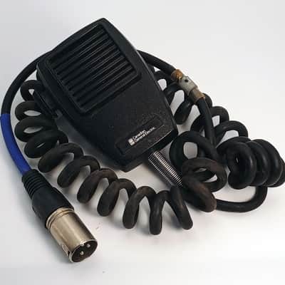 Custom Canadian General Electric 1970’s CB Radio Mic Vintage Lo-Fi CB Radio Mic - Black image 1