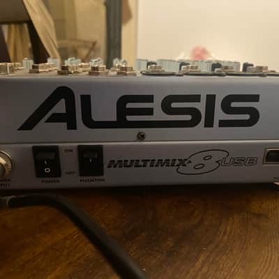 Alesis MultiMix 8 USB 8-Channel Mixer 2000s - White/Silver image 3