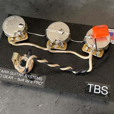 Gibson Thunderbird Bass Harness! CTS, Switchcraft, Gavitt Wire, & Orange Drop Cap! image 1