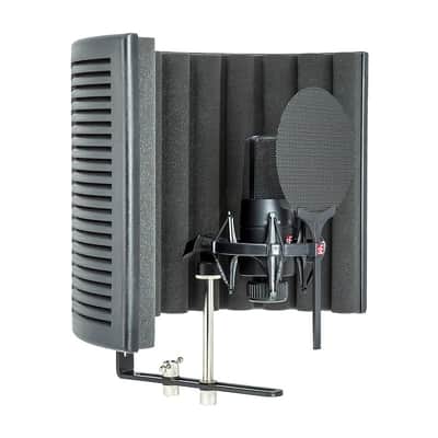 sE Electronics X1S Studio Bundle with Shockmount, RF-X Reflexion Filter, Pop Filter, Cable 2010s - Black image 2