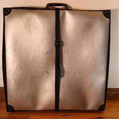 Premier Professional Cymbal Case - Vintage 1980's - Silver/Black image 2
