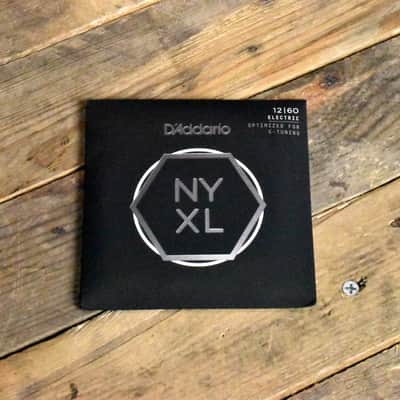 D'Addario NYXL1260 Hybrid C-Tuning Optimized Electric Guitar Strings 12-60 image 1