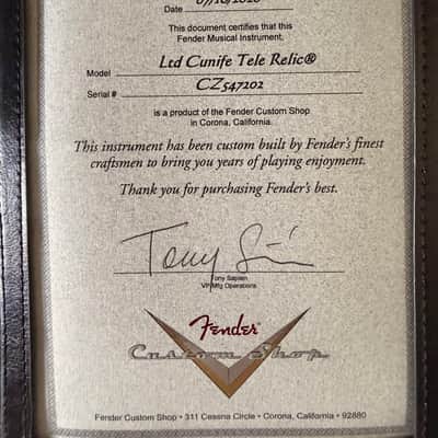 Fender Custom Shop 2020 Limited CuNiFe Telecaster Custom image 9