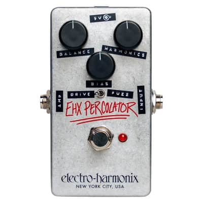 New Electro-Harmonix EHX Percolator Harmonic Saturator Fuzz Guitar Effects Pedal