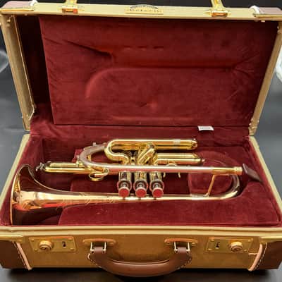 Getzen 800DLX Eterna Deluxe Bb Cornet | Rose Brass Bell | Sterling Silver Leadpipe | Mint image 6