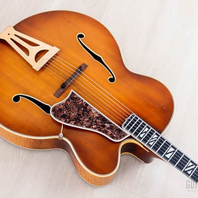 1963 Gibson Super 400C Cutaway Acoustic Archtop Guitar Cherry Sunburst, 100% Original w/ Case image 11