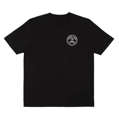Riffers | Vintage & Rare Musical Instruments for Professionals | Unisex Extra Heavy Cotton T-Shirt Jersey, Black | Limited Run, 2026 feat. Vintage Roland CR-5000 8000 CompuRhythm Drum Machine image 2