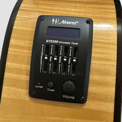 Alvarez AEG800CE Grand Auditorium Acoustic Electric Guitar - Shadow Burst image 9