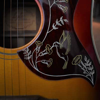 Vintage Lyle "Hummingbird" W-460 Acoustic Dreadnought Guitar - Gibson Copy / Lawsuit 1960s / 1970s image 3
