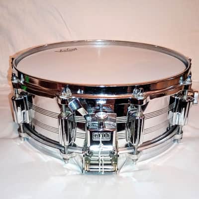 TAMA VINTAGE 1983 IMPERIALSTAR SNARE DRUM W/ ROLLER ACTION- FREE SHIP TO C-USA!FREE SHIP TO C-USA! - CHROME image 9