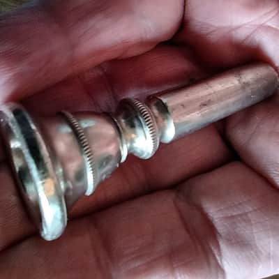 York and Sons Trombone Mouthpiece Lot of 3 Antique Cornet Horn 1900s image 10