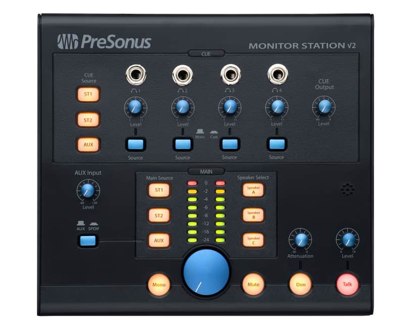 PreSonus Monitor Station V2 Desktop Monitor Control System Studio Controller image 1