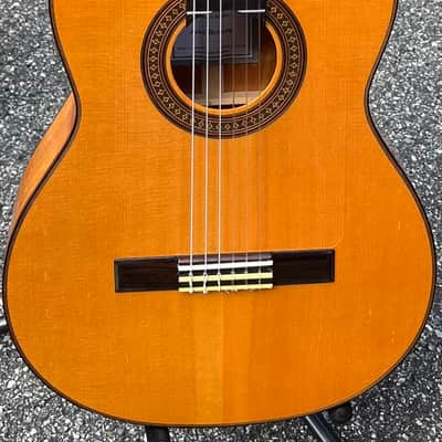 Jose Romero Estudio Flamenco Blanca Nylon String Guitar W/HSC Natural image 2