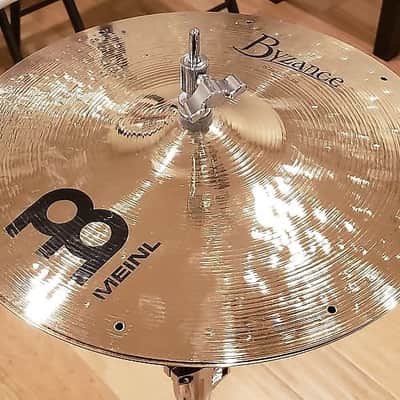 Meinl B14FH 14" Byzance Brilliant Fast Hi-Hat Pair Cymbals w/ Video Link image 2