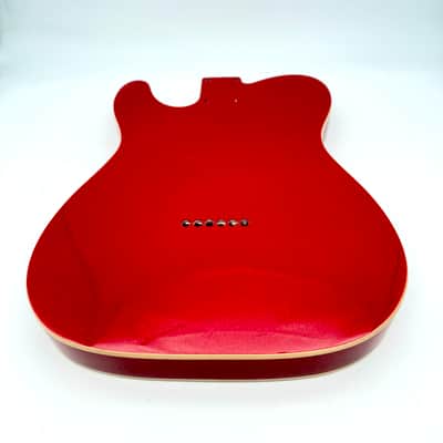 HooDoo Telecaster Body Alder Bound Sparkle Red htb6422 image 8