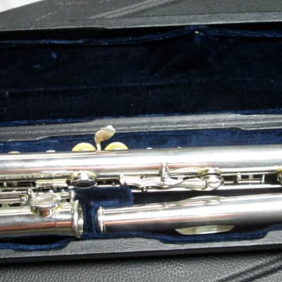 MOZ B Foot Open Hole Flute and Case - Great Playing & Looking Shape image 5