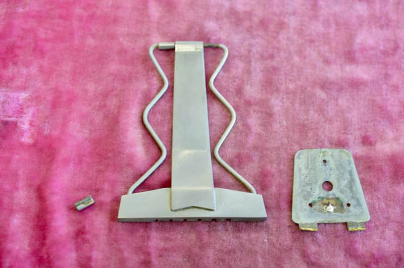 Vintage Gibson ES-175 ES-175d Nickel Zig-Zag Tailpiece Complete 1950's 1960's