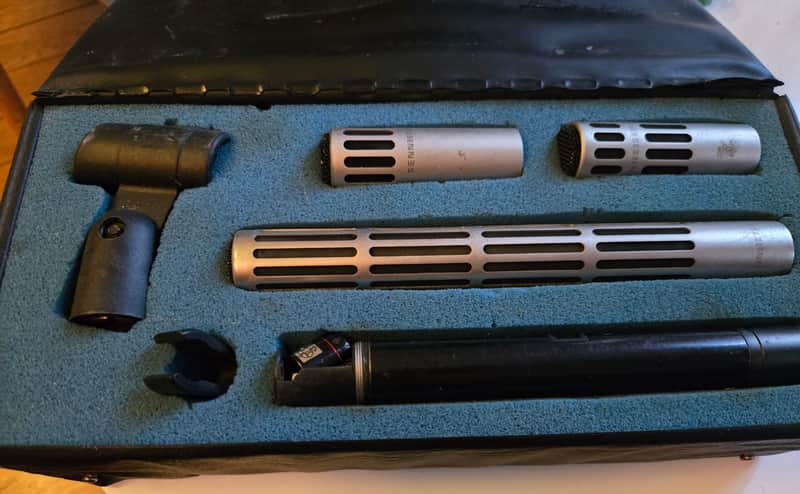 Sennheiser K3U , ME80 , ME40 , ME20 , MZS802 , vintage condenser microphone Full Set incl. battery image 1