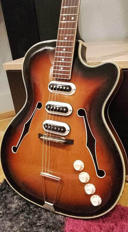 Vinatge and Rare DEFIL CARIOCA 1969 Tobacco Sunburst image 1