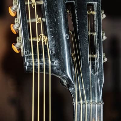 1950s Noname 10-string Guitar Lute natural image 3