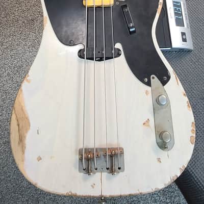 Nash PB-52 Relic Bass Guitar!  Excellent Bass! - White image 15