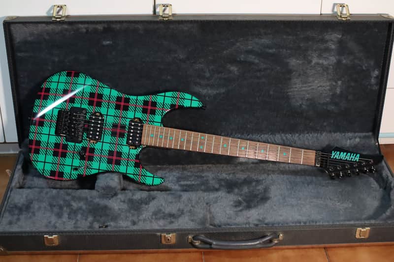 Yamaha RGZ820R Blues Saraceno 1993 Watermelon Plaid image 1