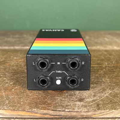 Walrus Audio Canvas Stereo Dual Line Isolator Direct Box 2022 - Present - Black w/ Rainbow Graphic image 7