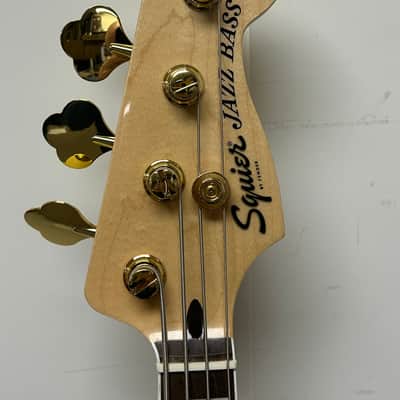 Squier 40th Anniversary Gold Edition Jazz Bass - Olympic White image 5