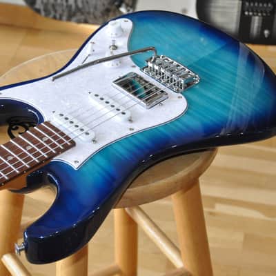 IBANEZ AZ22S1F TXB Transparent Turquoise Burst / AZ Standard Series / AZ22S1F-TXB / 5N250700427 image 6