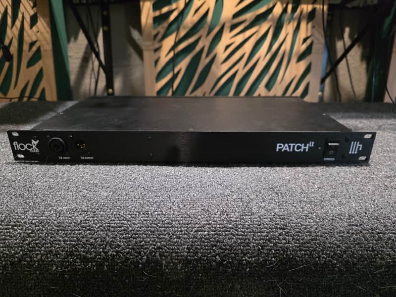 Flock Audio Patch LT 32-WITH CABLES Point Digital Patchbay 2023 - Present Black image 1