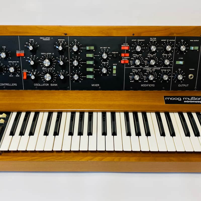 1971 – 1982 Moog Minimoog Model D 44-Key Monophonic Synthesize…
